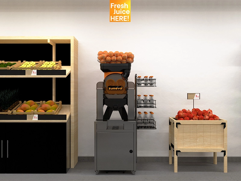 How to optimize juice production in supermarkets and large stores