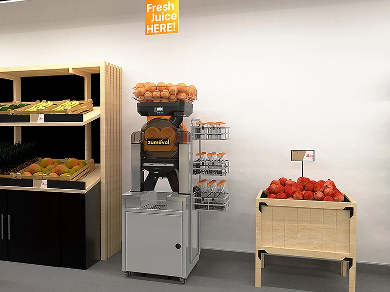 Professional juicers for supermarkets: the perfect solution for freshly-squeezed juice
