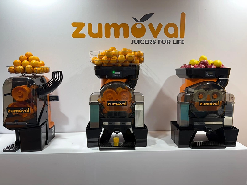 Zumoval dans les salons internationaux: innovation et confiance dans le pressage professionnel