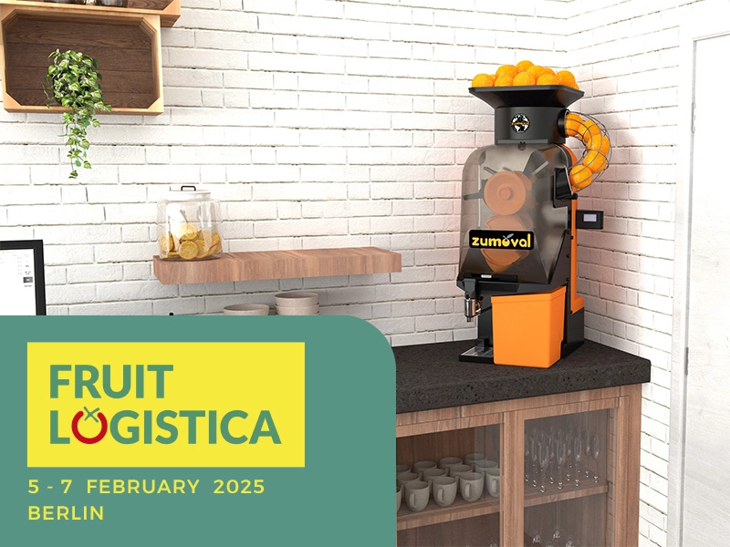 Zumoval will be at FRUIT LOGISTICA 2025: Discover the revolution of juicers in Berlin!